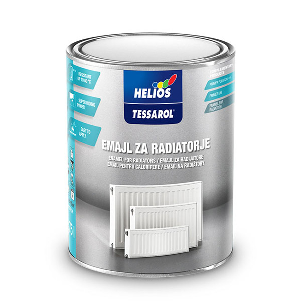 Emajl za radiatorje Helios Tessarol