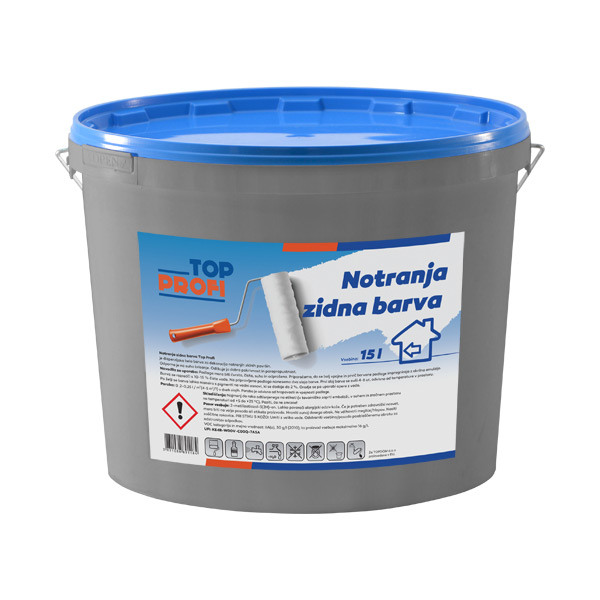 Notranja zidna barva TOP PROFI 15l